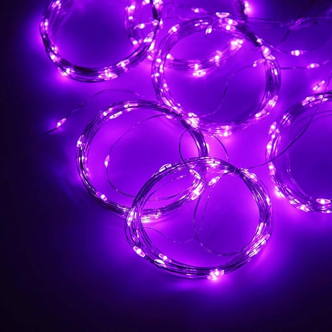 Curtain String Lights Halloween Decor, 300 LED Twinkle Lights - Image 4