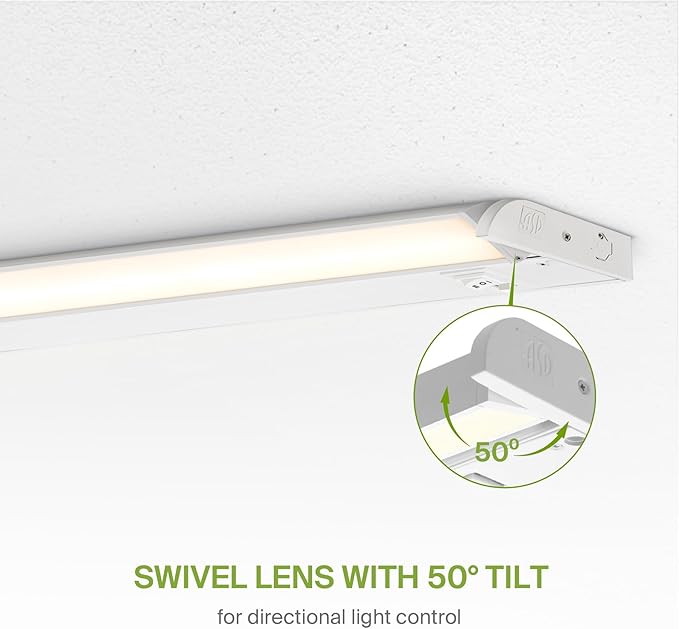 ASD Swivel LED Under Cabinet Lighting, 40 Inch 20W, Hardwired or Plug-in - Image 4