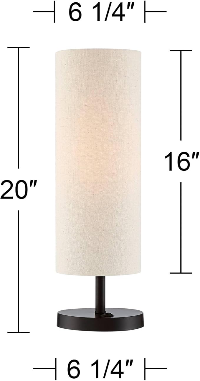 360 Lighting Heyburn 20" High Modern Accent Hotel Style Table Lamp - Image 4