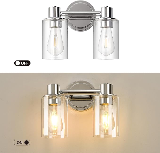 2 Light Bathroom Wall Sconce Light Fixtures - Image 3