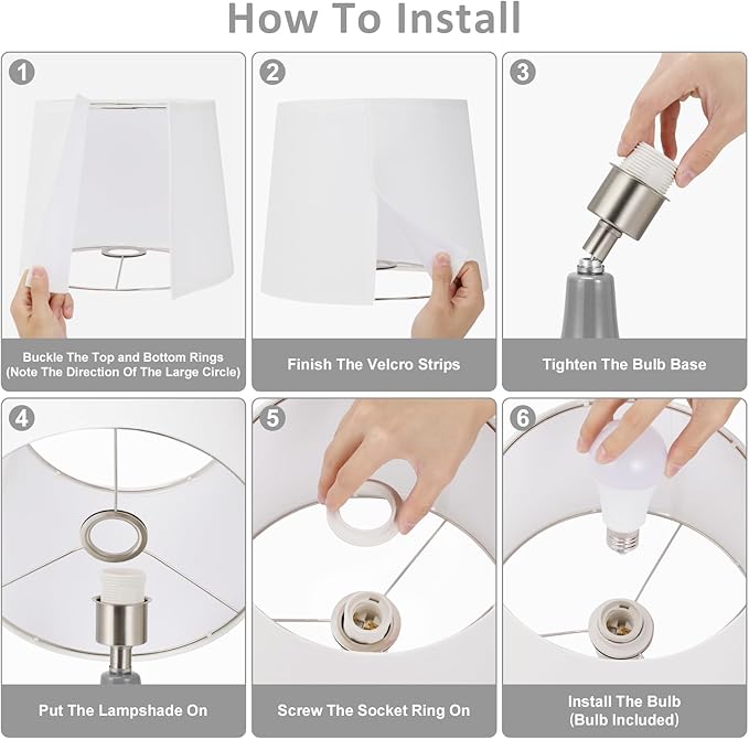 Seealle Modern Ceramic Table Lamps - Image 7