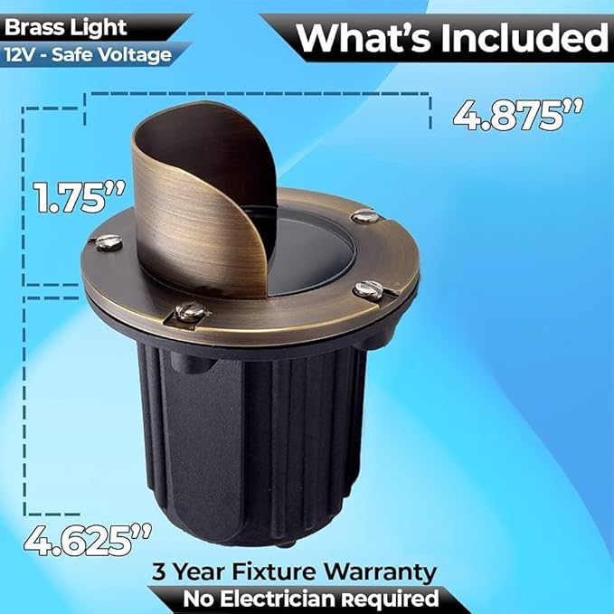 LED Low Voltage Landscape Lighting Well Lights 174 - Image 4