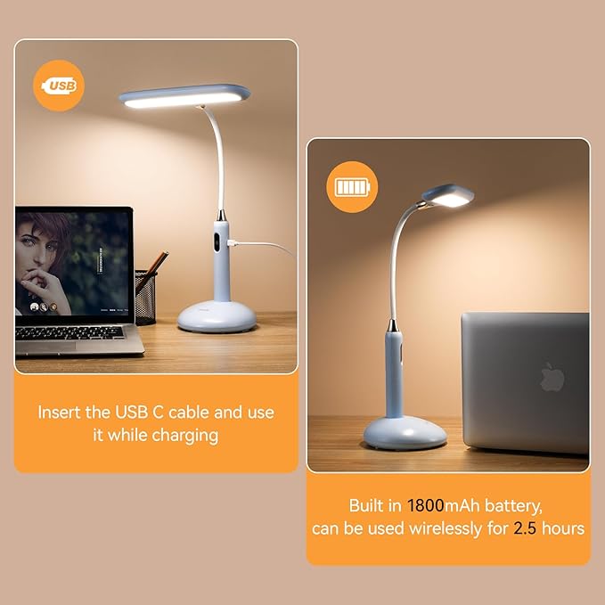 VAVOFO Wireless LED Desk Lamp 6778B - Image 8