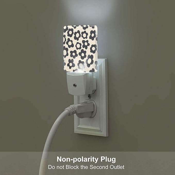 Led Night Light, Groovy Flowers Decorative Plug in Nightlights, - Image 4