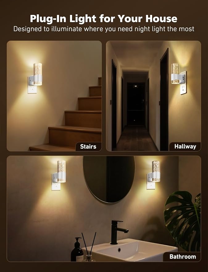 Night Lights Plug into Wall, Dimmable LED Night Light - Image 4