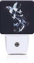 Night Light Glowing Butterflies Night Lights Plug into Wall Smart Dusk to Dawn by FOISIIAEA