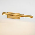 Brass Picture Light for Wall: 24-Inch Hardwired Dimmable Vintage Brushed Gold by HONIEGG