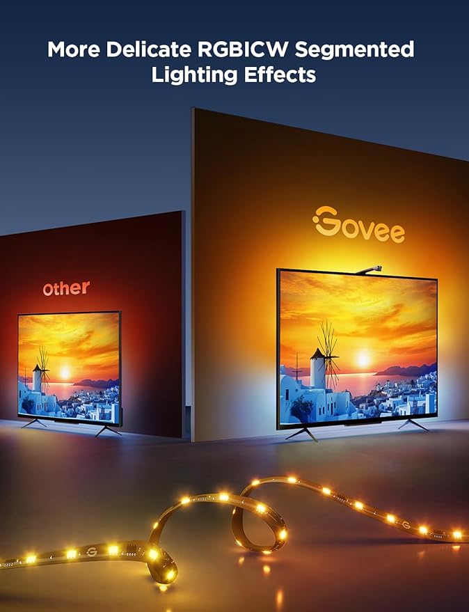 Govee TV Backlight 3 Lite with Fish-Eye Correction Function Sync to 75-85 Inch - Image 3