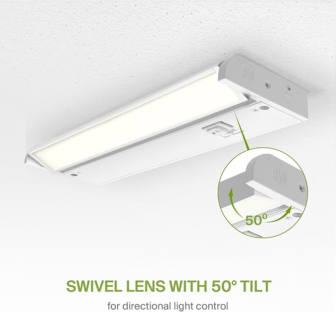 ASD Swivel LED Under Cabinet Lighting, 12 Inch 5W, Hardwired or Plug-in - Image 4