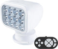 SEAFLO 360° Rotating Remote Control LED Searchlight, Auto-Reset, IP66 Waterproof by SEAFLO