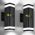 wowlite 2 Pack Motion Sensor Outdoor Wall Lights, Dusk to Dawn Outdoor Lighting by wowlite