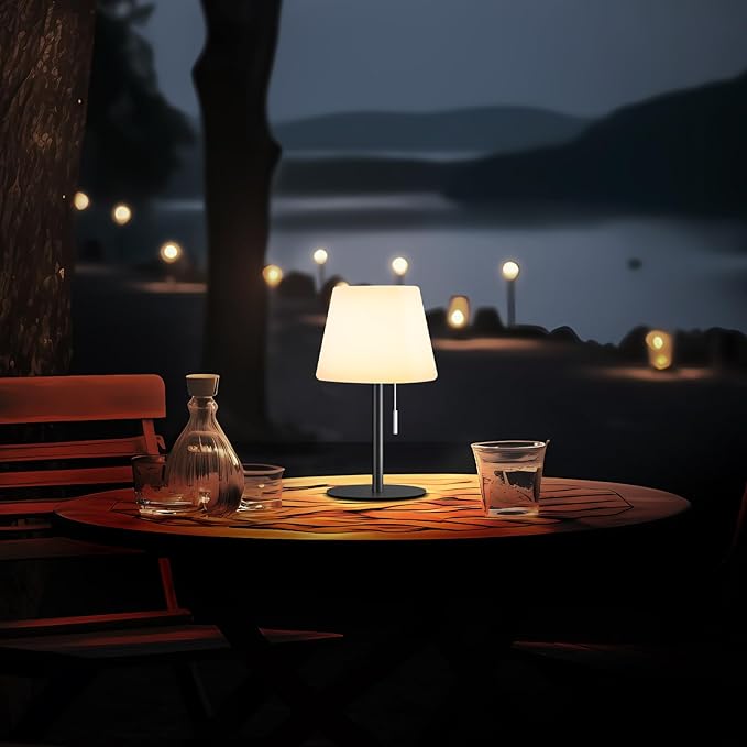 Solar Table Lamp for Outside Patio Solar Lamp Outdoor Lamp Waterproof - Image 8