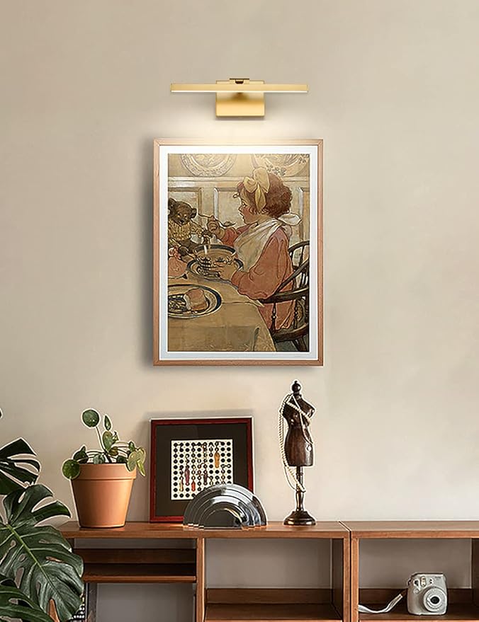 Joosenhouse Hard Wired Picture Light Gold Modern Picture Lights - Image 7