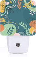 Colorful Leaves Night Light, Plug Into Wall Decor by Unknown