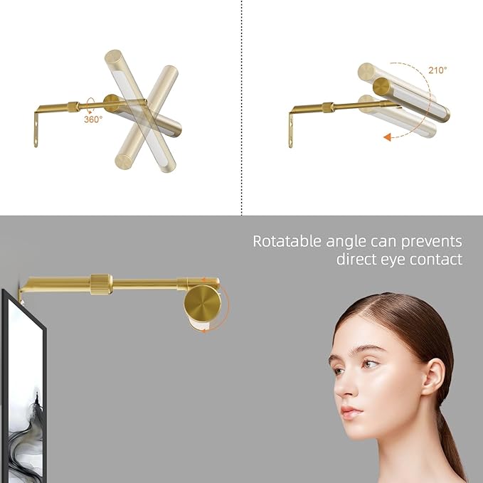 4W Picture Light Plug in, Dimmable Wall Light - Image 5
