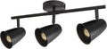 Aisilan LED 3-Light Track Lighting Fixtures Ceiling, Matte Black GU10 Track by AisilanLighting