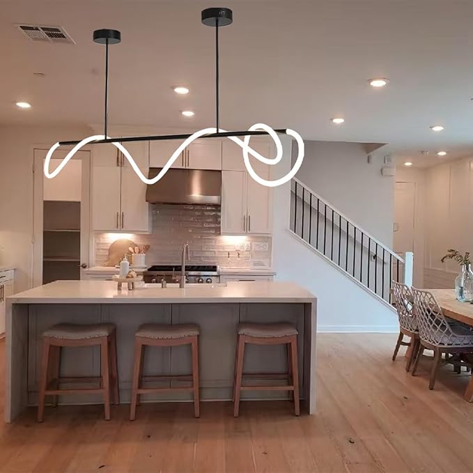 Modern Pendant Lights, Pendant Lights Kitchen Island, Remote Control Dimmable - Image 5