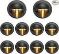 FVTLED Pack of 10 Warm White Low Voltage LED Deck Lights kit Φ1.38 Outdoor by FVTLED