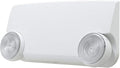 LFI Lights | Compact Emergency Light | White Housing | Two LED Adjustable Round by LightFixtureIndustries