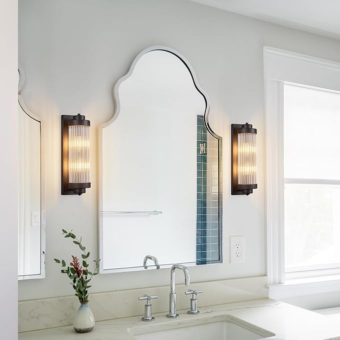 Black Wall Sconces Set of Two - Image 4