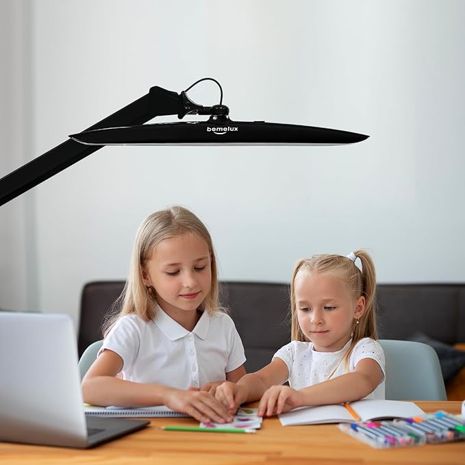 117PCS LED Clamp Desk Lamp, 20 Inch Metal Swivel Arm - Image 6