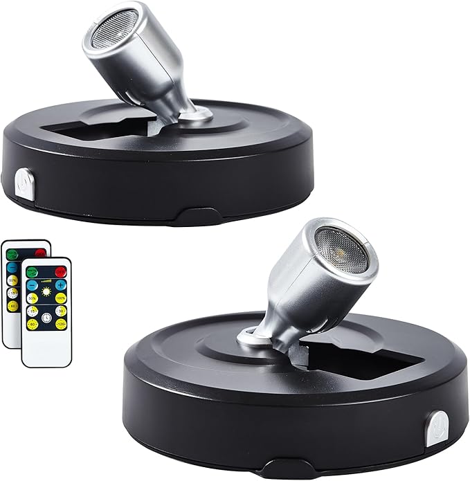 Wireless LED Spotlights 2-Pack Accent Lights by Unknown