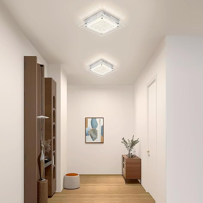 Square Flush Mount Dimmable Light Fixtures - 11IN Kitchen - Image 4