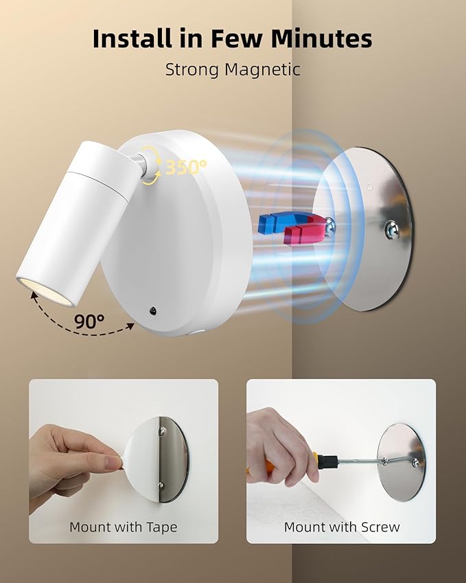 EZVALO Spot Lights Indoor, 5500mAh Rechargeable Plants Spotlights - Image 9