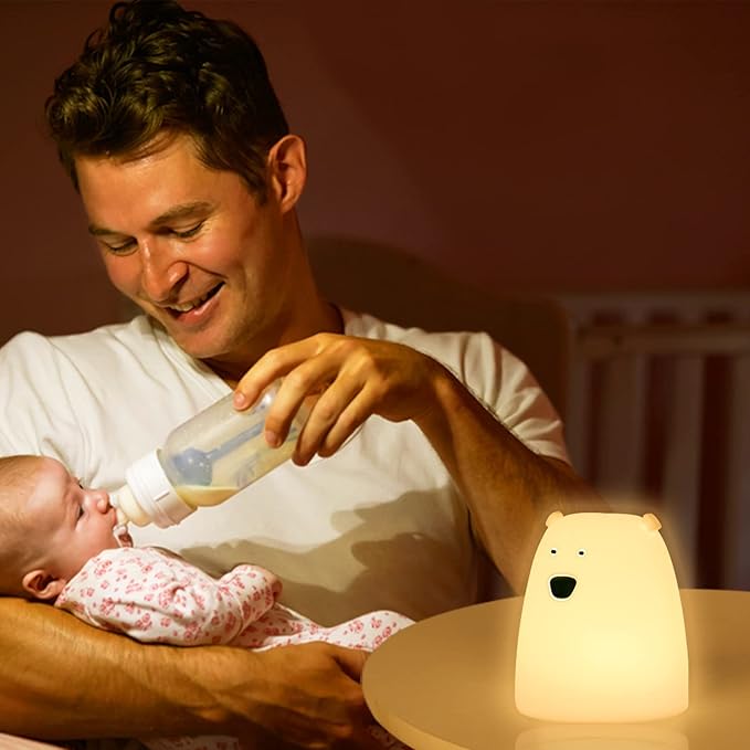 ZKLiLi Night Light for Kids, Cute Night Lamp Battery Powered Night Light for - Image 4
