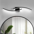 31.5 inch Modern Bathroom Vanity Light Black Lights Fixtures Dimmable 5CCT Led by HLILCEH-Lighting