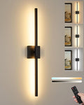 24 Inch Battery Operated Wall Sconce, 8000mAh 3000K/4500K/6000K Dimmable by Rayogale