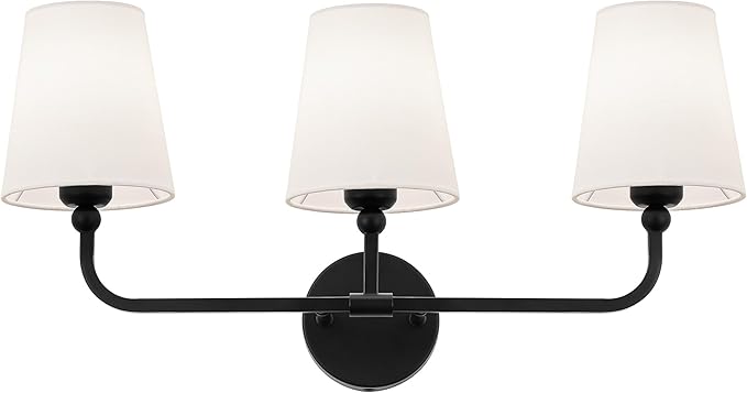 Bathroom Light Fixtures, Matte Black Vanity Lights by Metwet