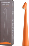 Cordless Small Table Lamps, 3 Levels Brightness Portable Desk Lamp, by Hebangya