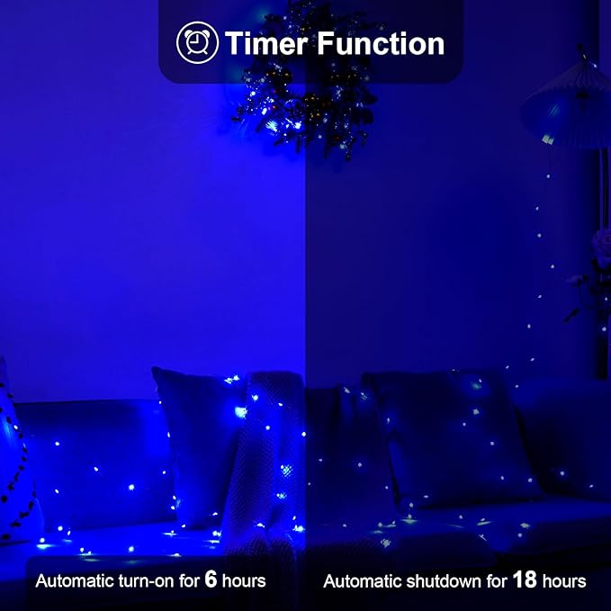 2 Pack 16.4ft Battery Operated String Lights - Image 5