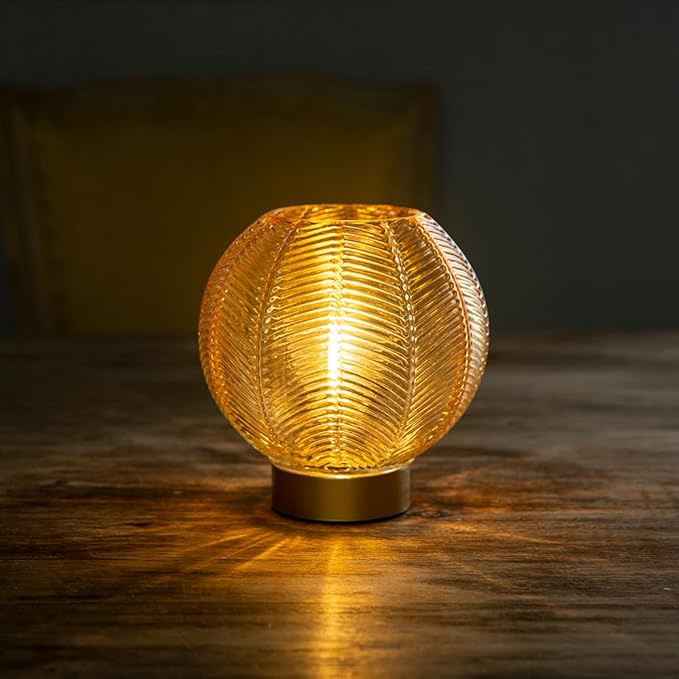 Battery Operated Lamp with Timer, Table Lamp Small Cordless Lamp Battery Powered - Image 5