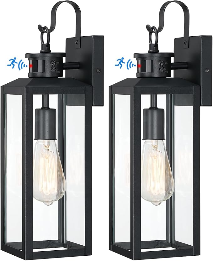 17'' Motion Sensor Outdoor Lights Wall Mount, Dusk to Dawn Exterior Light - Image 9