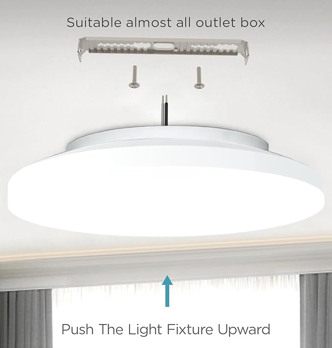 Flush Mount Ceiling Light Hardwired 9 Inch 18W Dimmable 5 CCT - Image 6