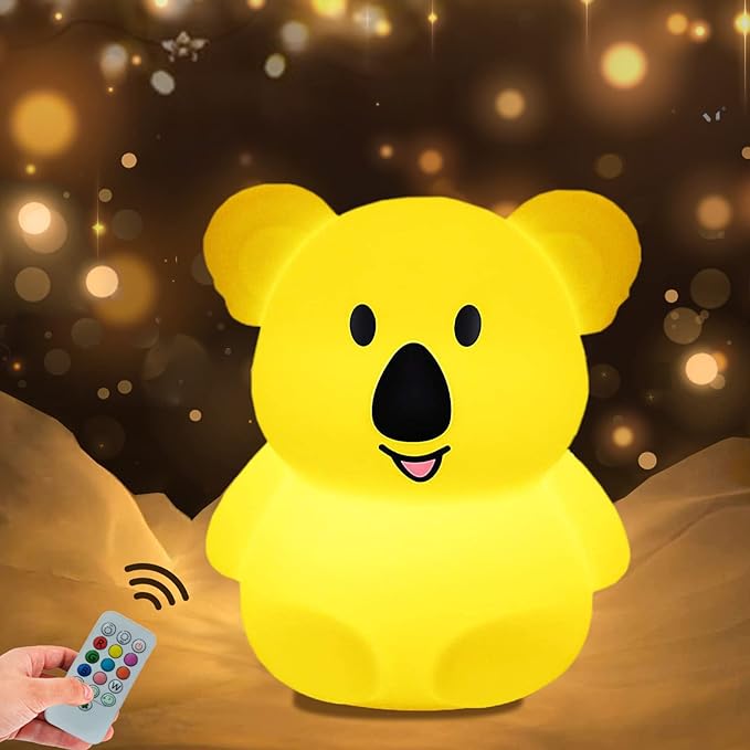 WHA&DARREN Large Koala Night Light by ChildrensNightlight