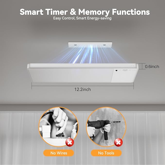 12000mAh Battery Operated Ceiling Light - Image 6