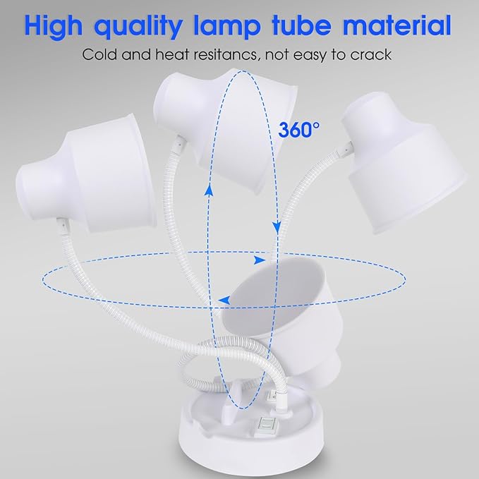 Energetic LED Desk Lamp with Phone Holder, Table Lamp with AC Outlet, - Image 4
