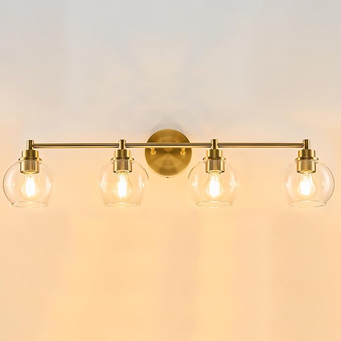 VONLUCE Bathroom Light Fixtures, 4-Light Vanity Light - Image 9