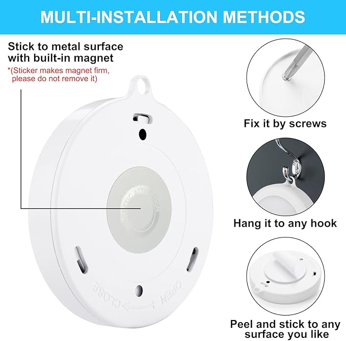Mlambert 4 Pack Motion Sensor LED Night Light, Cordless Battery-Powered - Image 3