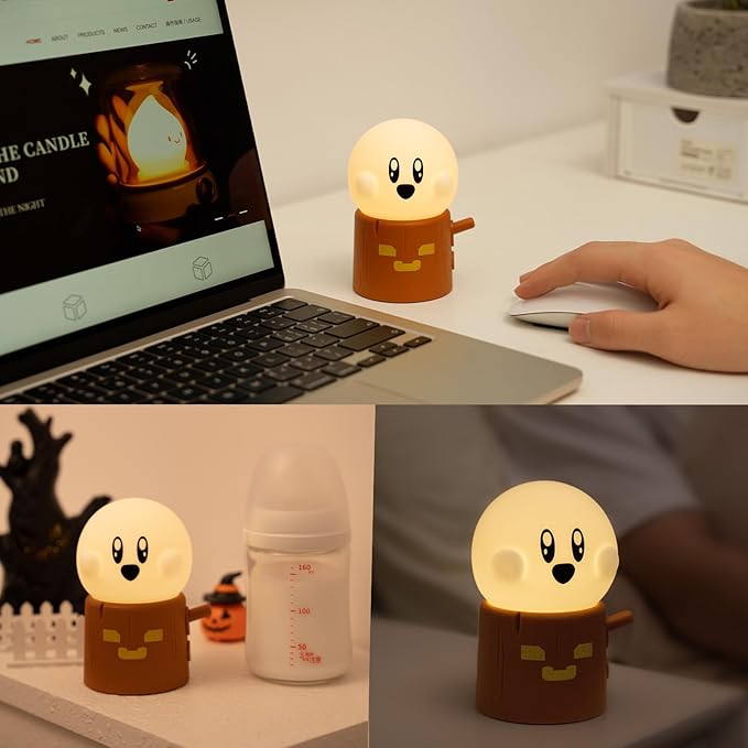 Ghost Campfire Night Light, Small Ambient Lamp, Cute Night Light, 2 - Image 4