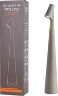 Cordless Small Table Lamps, 3 Levels Brightness Portable Desk Lamp, by Hebangya