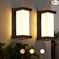 Black Outdoor Light Fixtures Wall Mount, IP65 Waterproof Porch Lights Outdoor by iYogaled