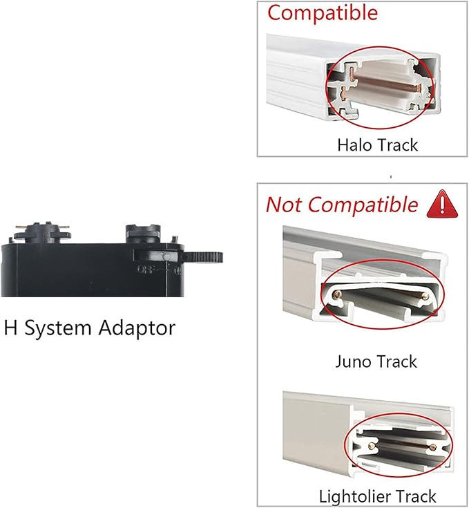 Aisilan LED Dimmable H Track Lighting Heads - Image 4