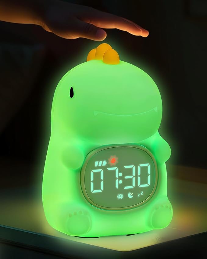 Dinosaus Alarm Clock for Kids by Yiliaw