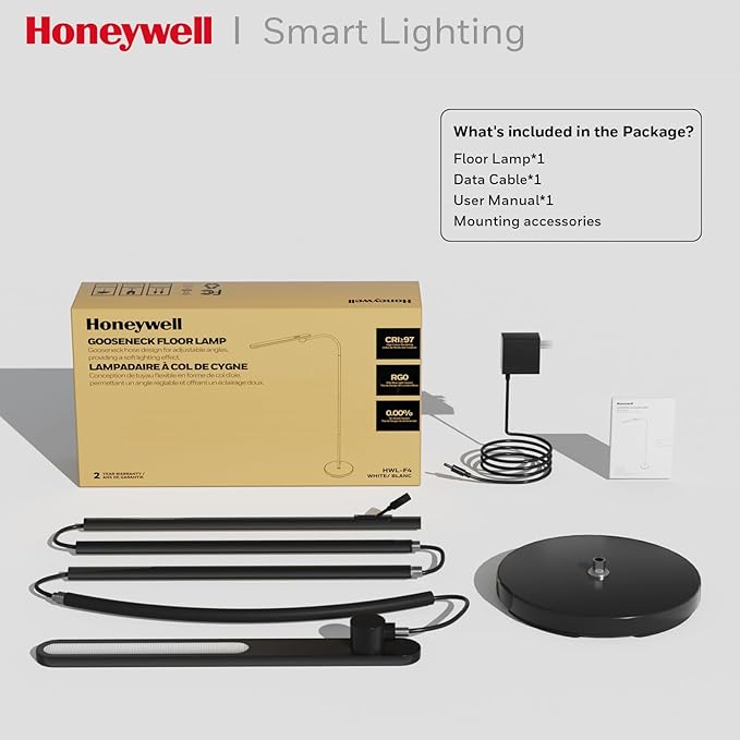 Honeywell LED Floor Lamp, F4 Sunturalux™ Gooseneck Floor Lamps - Image 7