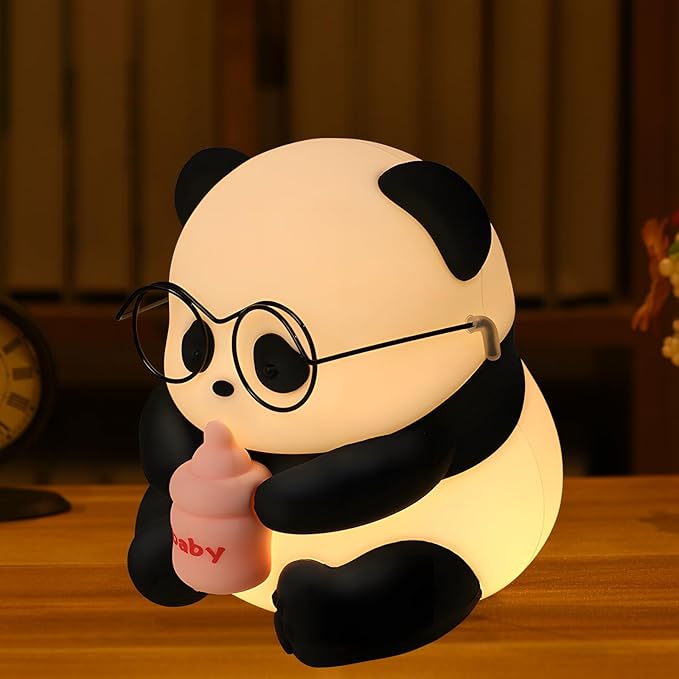 Cute Panda Night Light, LED Novelty Animal Night Lamp, 3 Level Dimmable Nursery - Image 7