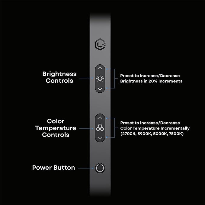 Lume Cube Edge Light 2.0 Bi-Color LED Desk Lamp - Image 6
